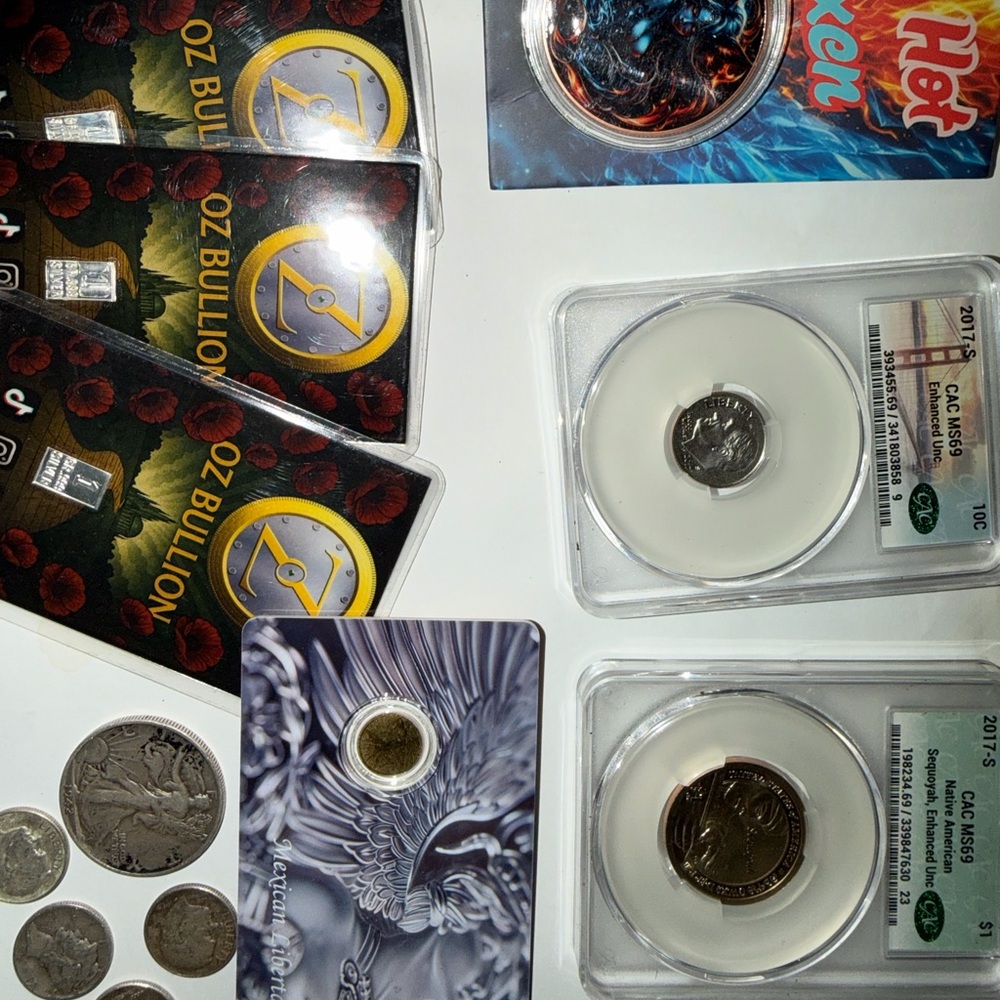 Assorted Coin Collection with Bullion and Collectibles